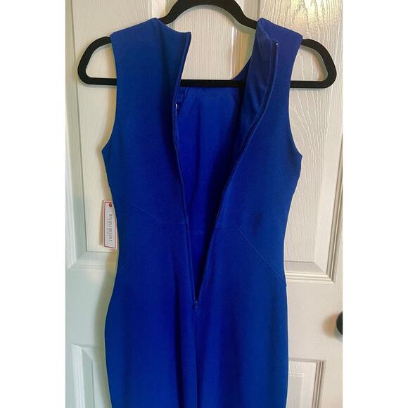 NWT Bisou Bisou Sapphire Blue Sleeveless Tank Sheath Dress Women's Size 4 - Picture 9 of 9